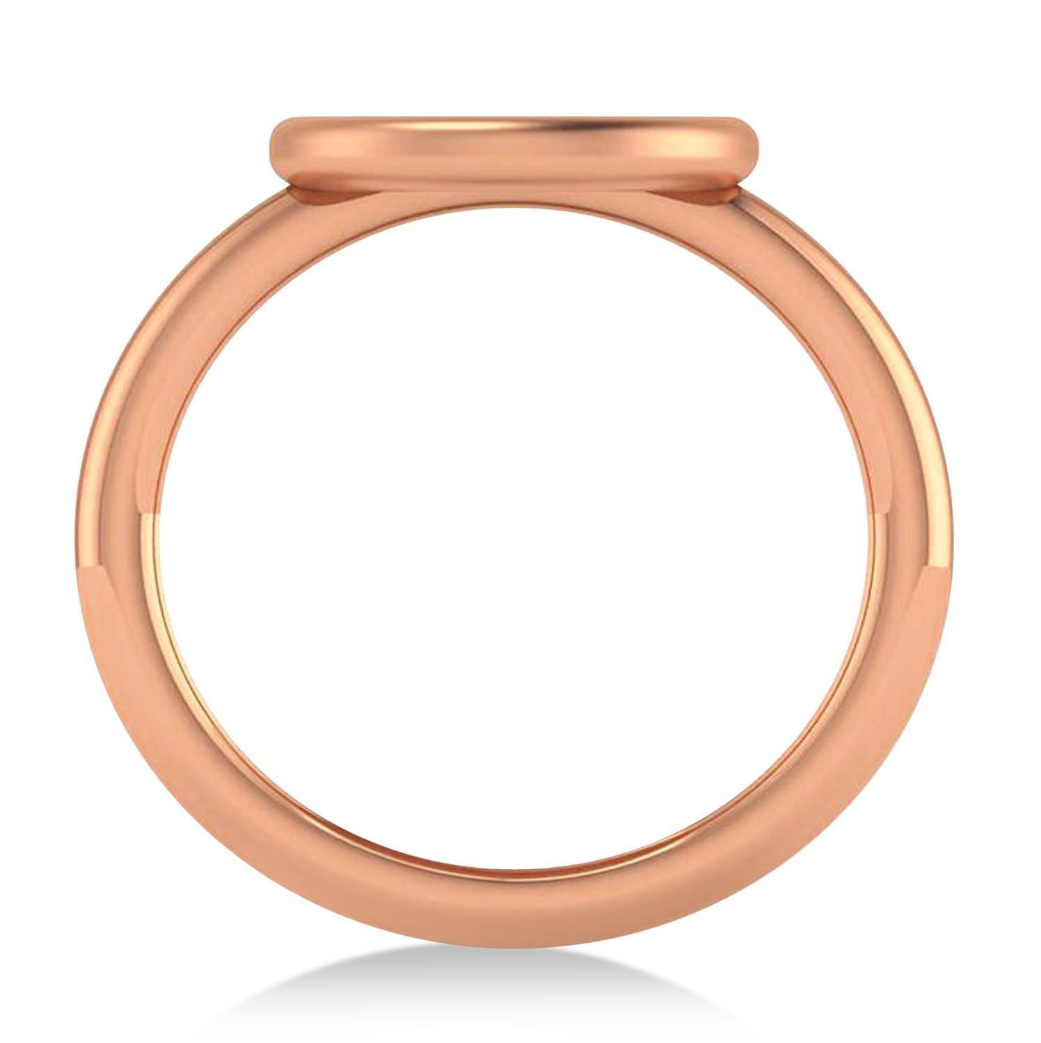 Jewish Chai Ring 14K Rose Gold