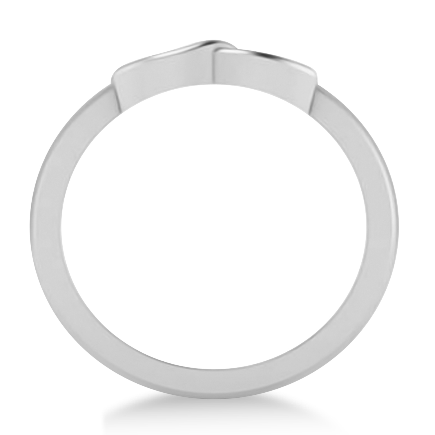 Lotus Flower Fashion Ring 14k White Gold