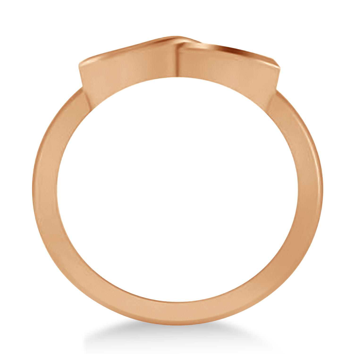 Diamond Lotus Flower Ring 14k Rose Gold (0.15ct)