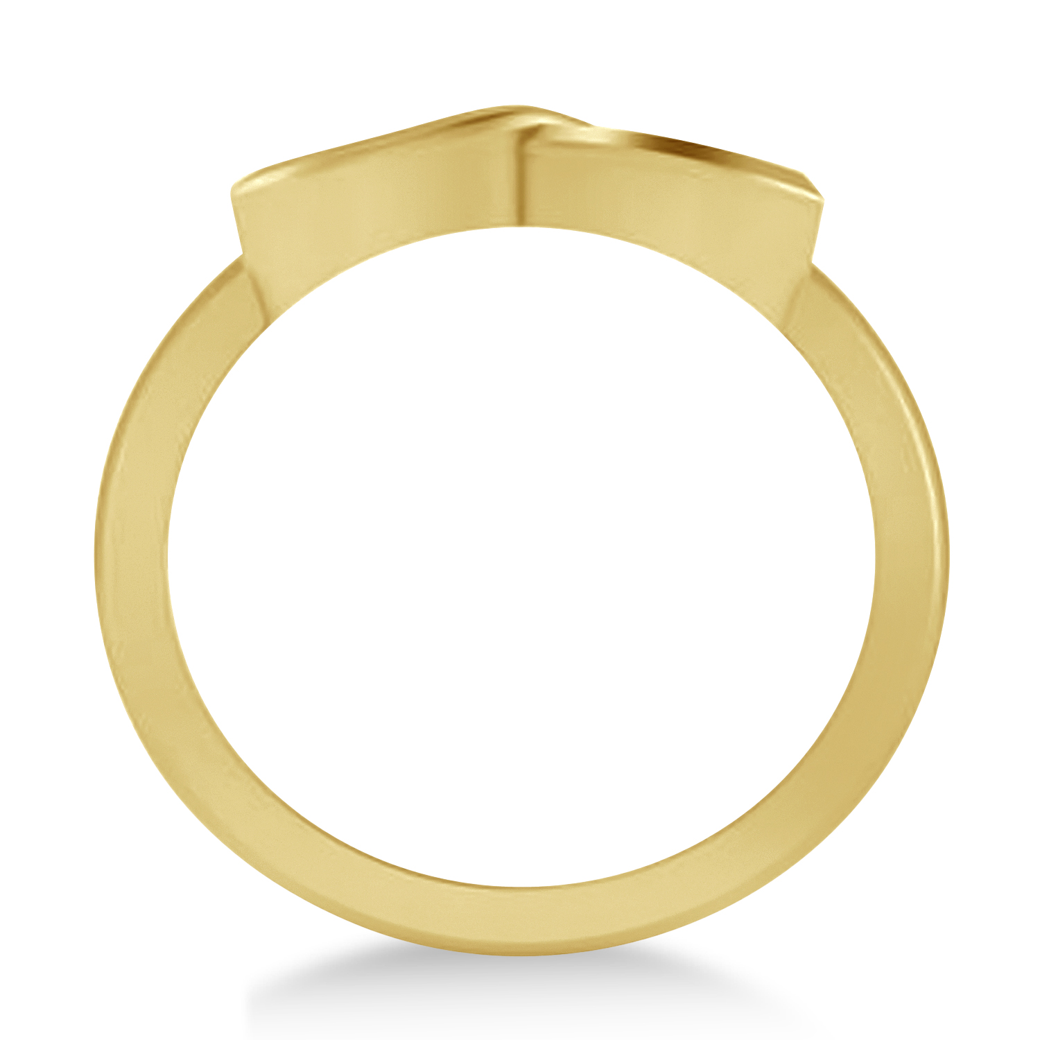 Diamond Lotus Flower Ring 14k Yellow Gold (0.15ct)