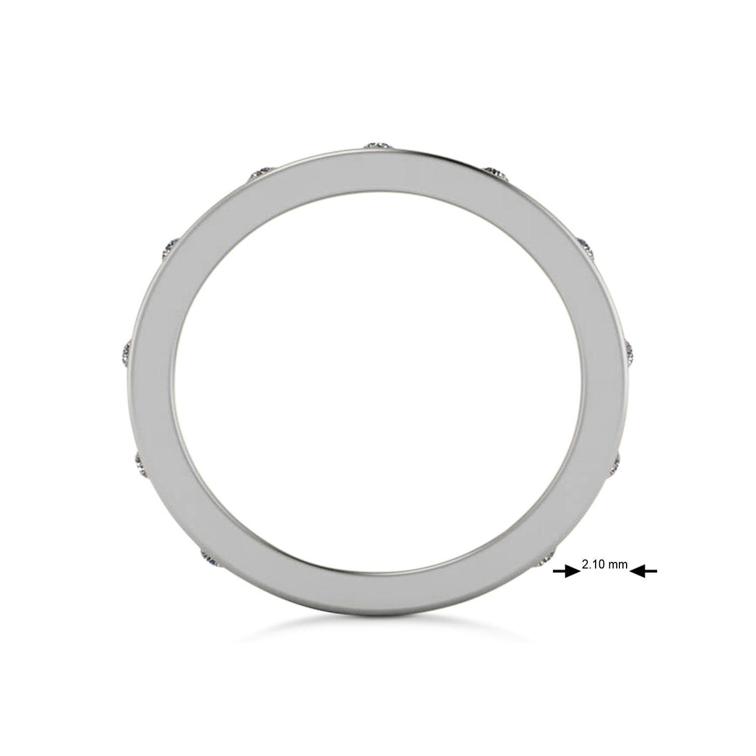 Diamond Zodiac Signs Ring 14K White Gold (0.16ct)