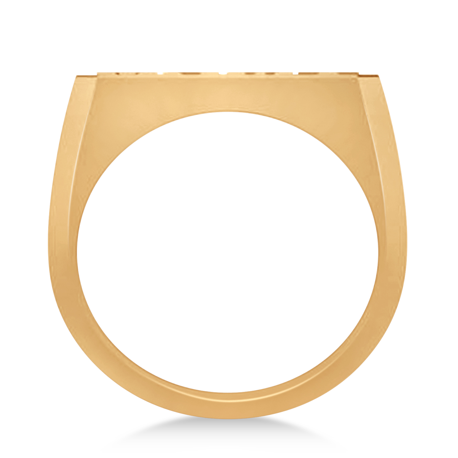 United States Army Men's Signet Fashion Ring 14k Rose Gold