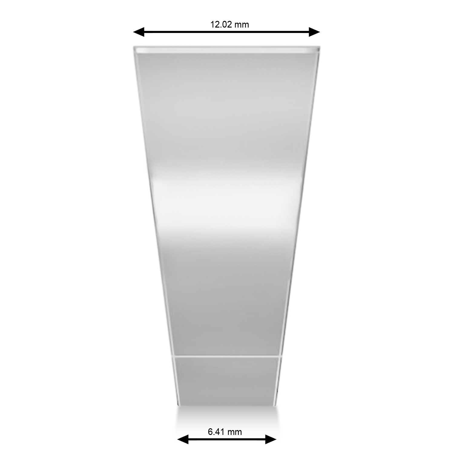 Men's Playing Card Ring 14K White Gold