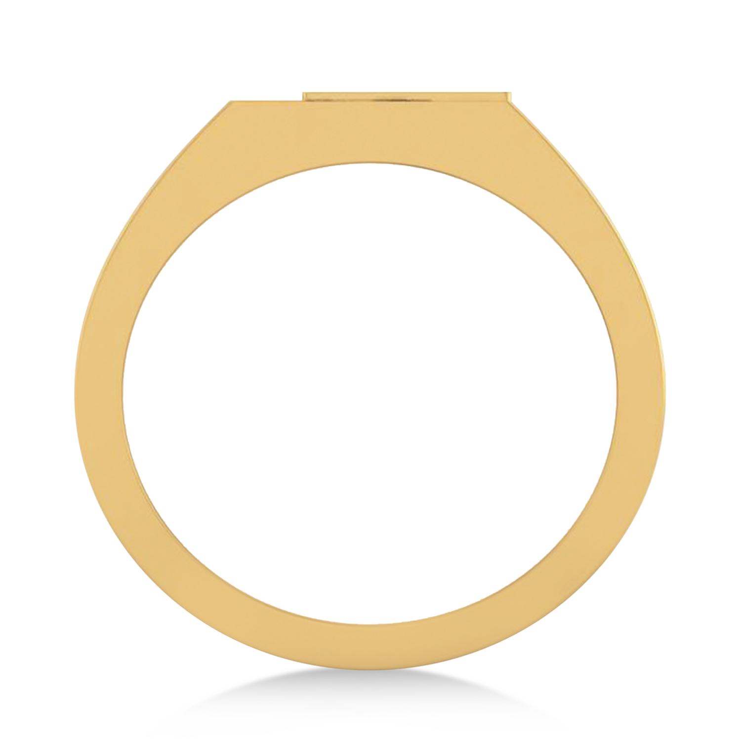 Men's Playing Card Ring 14K Yellow Gold