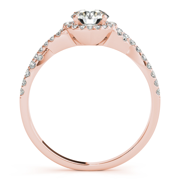 Twisted Pear Moissanite Bridal Sets 18k Rose Gold (1.07ct)