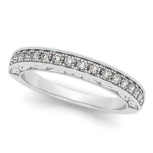 Diamond Halo Bridal Set w/ Flower Ring & Band 14k White Gold (2.96ct)