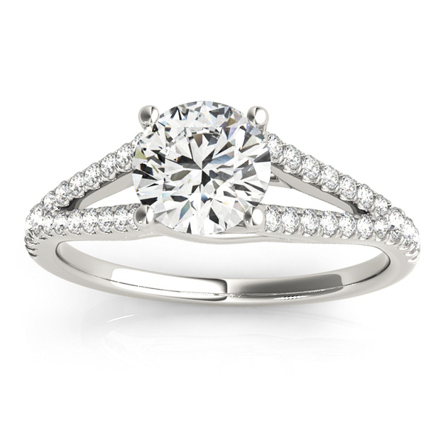 Lucidia Split Shank Multirow Bridal Set Platinum (0.28ct)