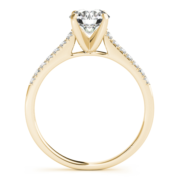 Diamond Single Row Bridal Set 18k Yellow Gold (0.22ct)