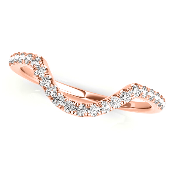 Diamond Double Halo Bridal Set Setting 18k Rose Gold (0.50ct)