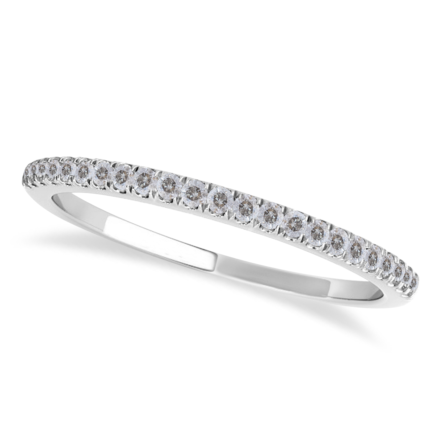 Cushion Salt & Pepper Diamond Halo Bridal Set French Pave Platinum 2.14ct