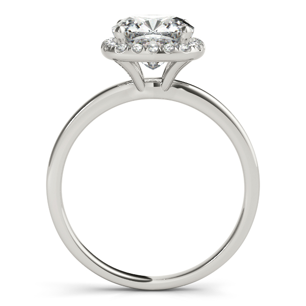 Cushion Diamond Halo Bridal Set Palladium (0.29ct)