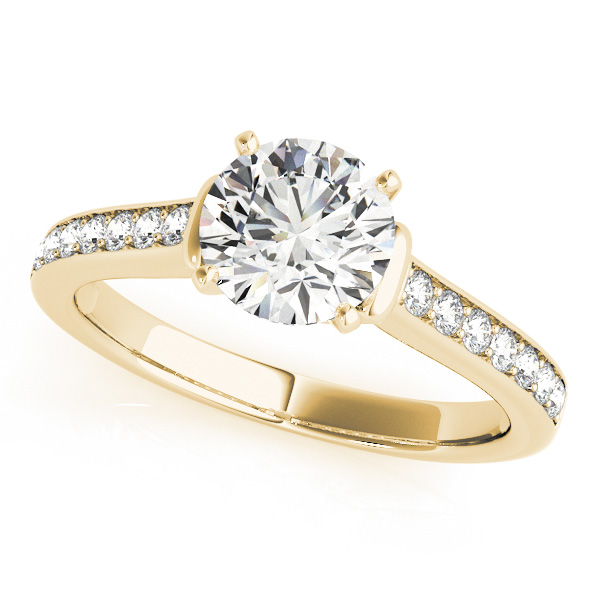 Diamond Accent Bridal Set 18k Yellow Gold (0.98ct)