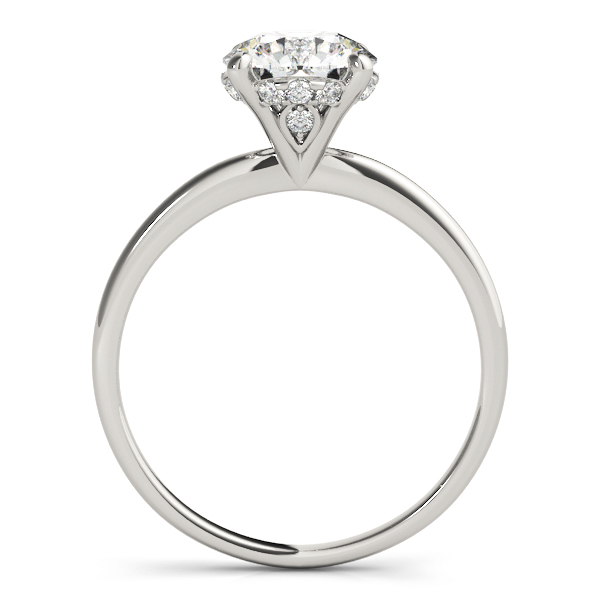 Diamond Solitaire Engagement Ring 18k White Gold (1.07ct)