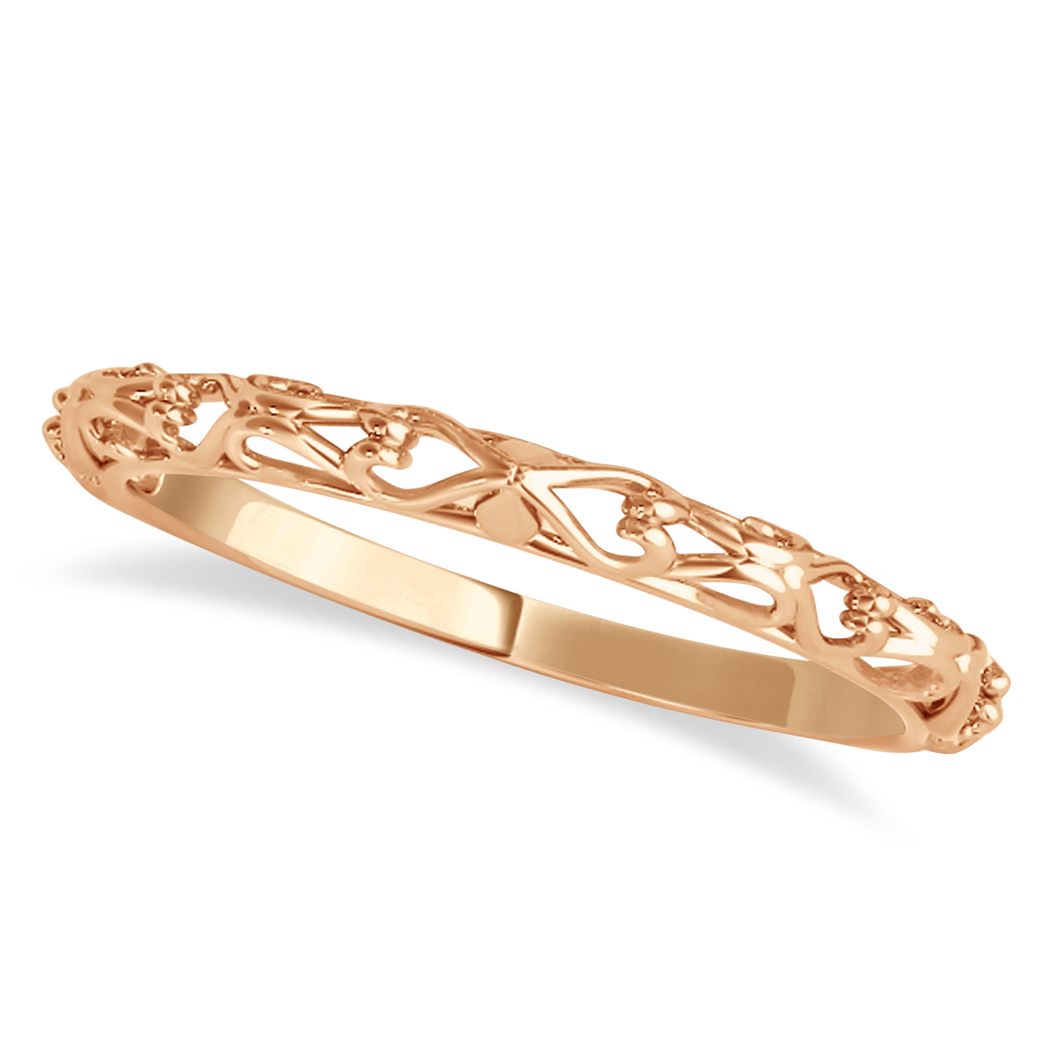 Lab Aleandrite & Diamond Antique Style Bridal Set 14k Rose Gold (1.62ct)