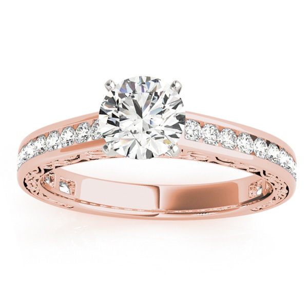 Diamond Twisted  Bridal Set 18k Rose Gold (0.87ct)
