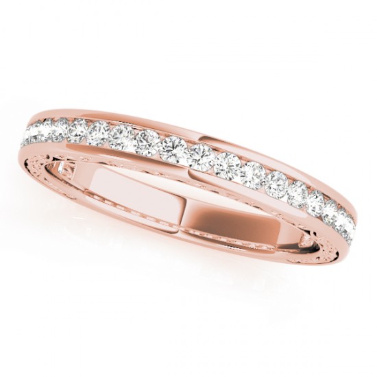 Diamond Twisted  Bridal Set 18k Rose Gold (0.87ct)