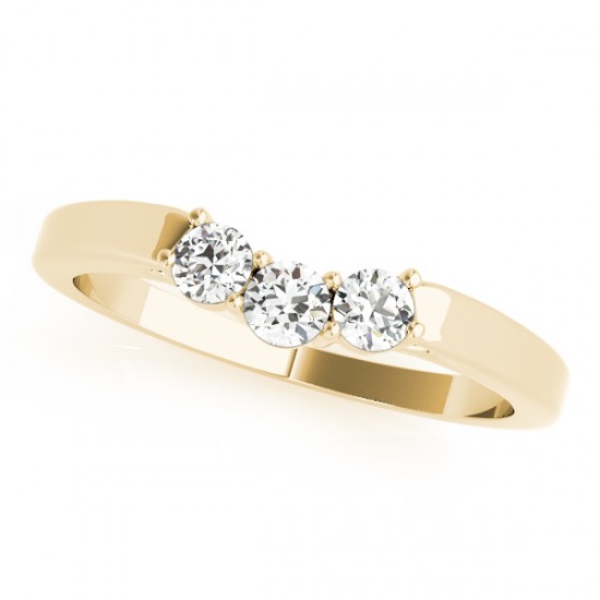 Lucida Solitaire Cathedral Bridal Set 18k Yellow Gold (0.24ct)