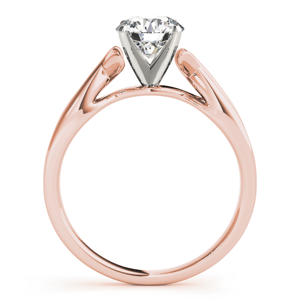 Solitaire Bypass Diamond Engagement Ring 18k Rose Gold (1.00ct)