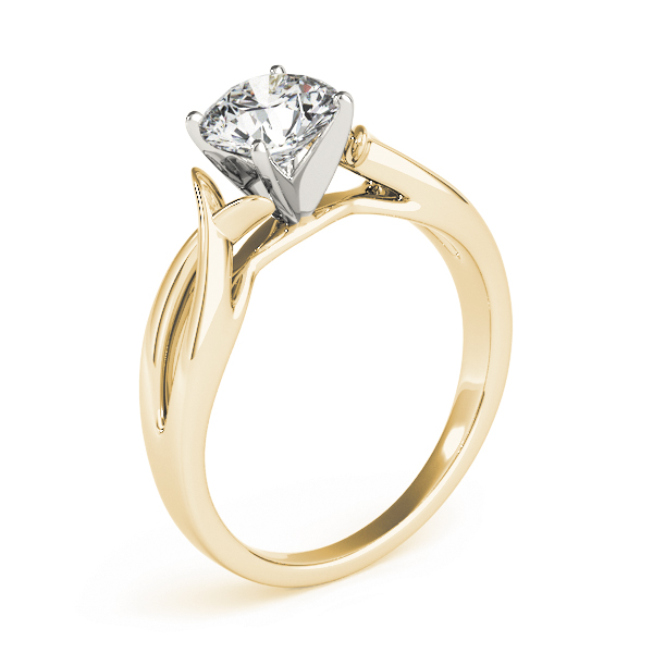 Solitaire Bypass Diamond Engagement Ring 18k Yellow Gold (1.25ct)