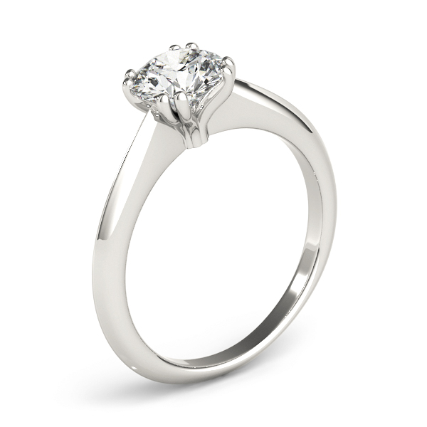 Diamond Solitaire 8 Prong Engagement Ring 14k White Gold (1.00ct)