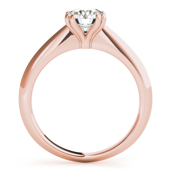Diamond Solitaire 8 Prong Engagement Ring 18k Rose Gold (1.00ct)