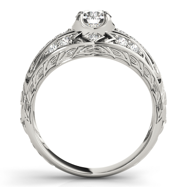 Diamond Art Deco Engagement Ring Platinum (0.73ct)