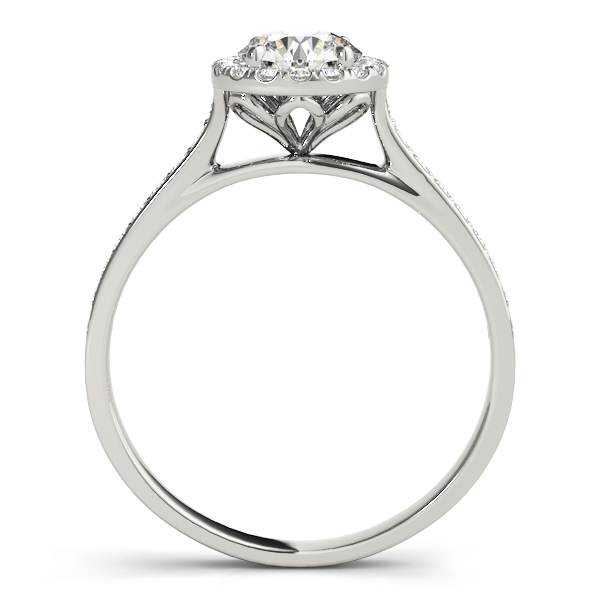 Diamond Halo Engagement Ring Platinum (1.29ct)