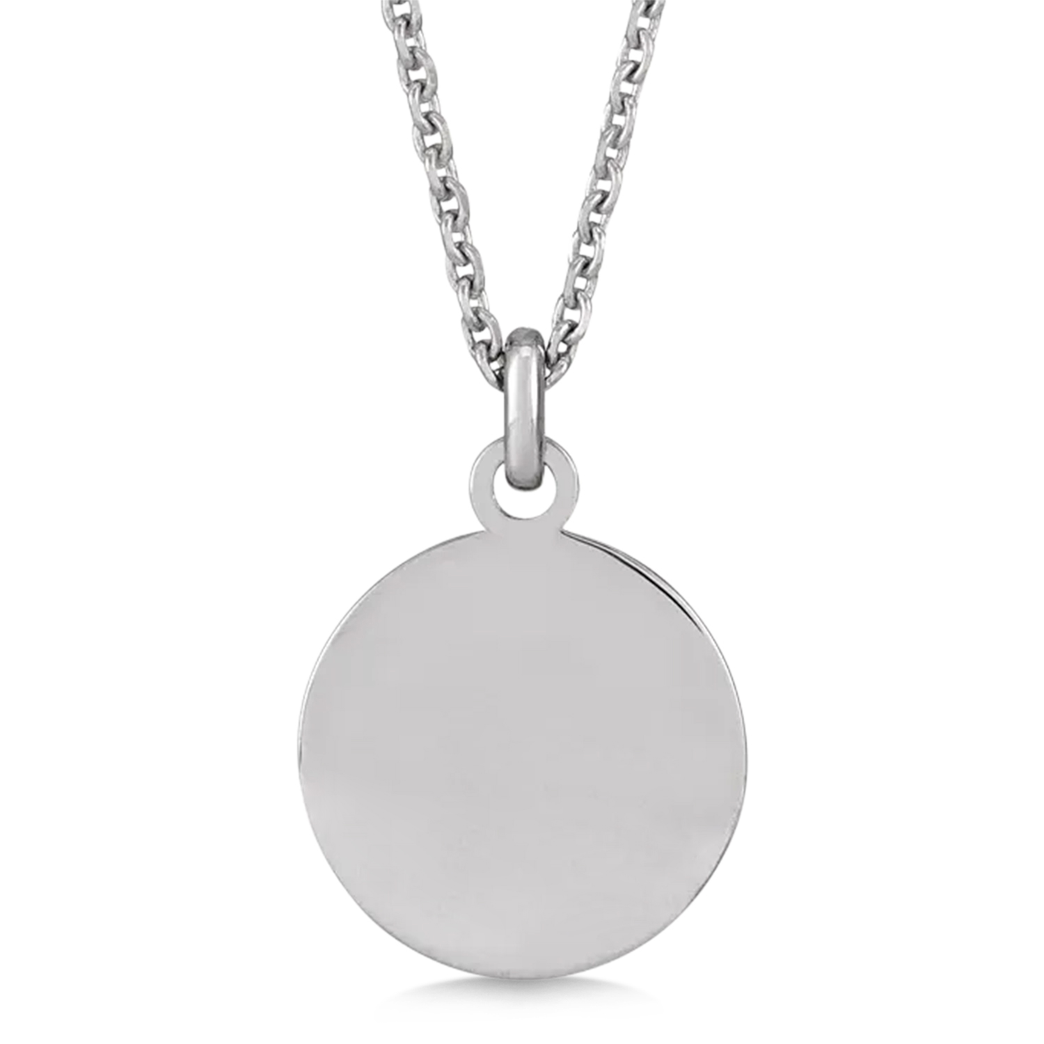 Compass Pendant Necklace Sterling Silver