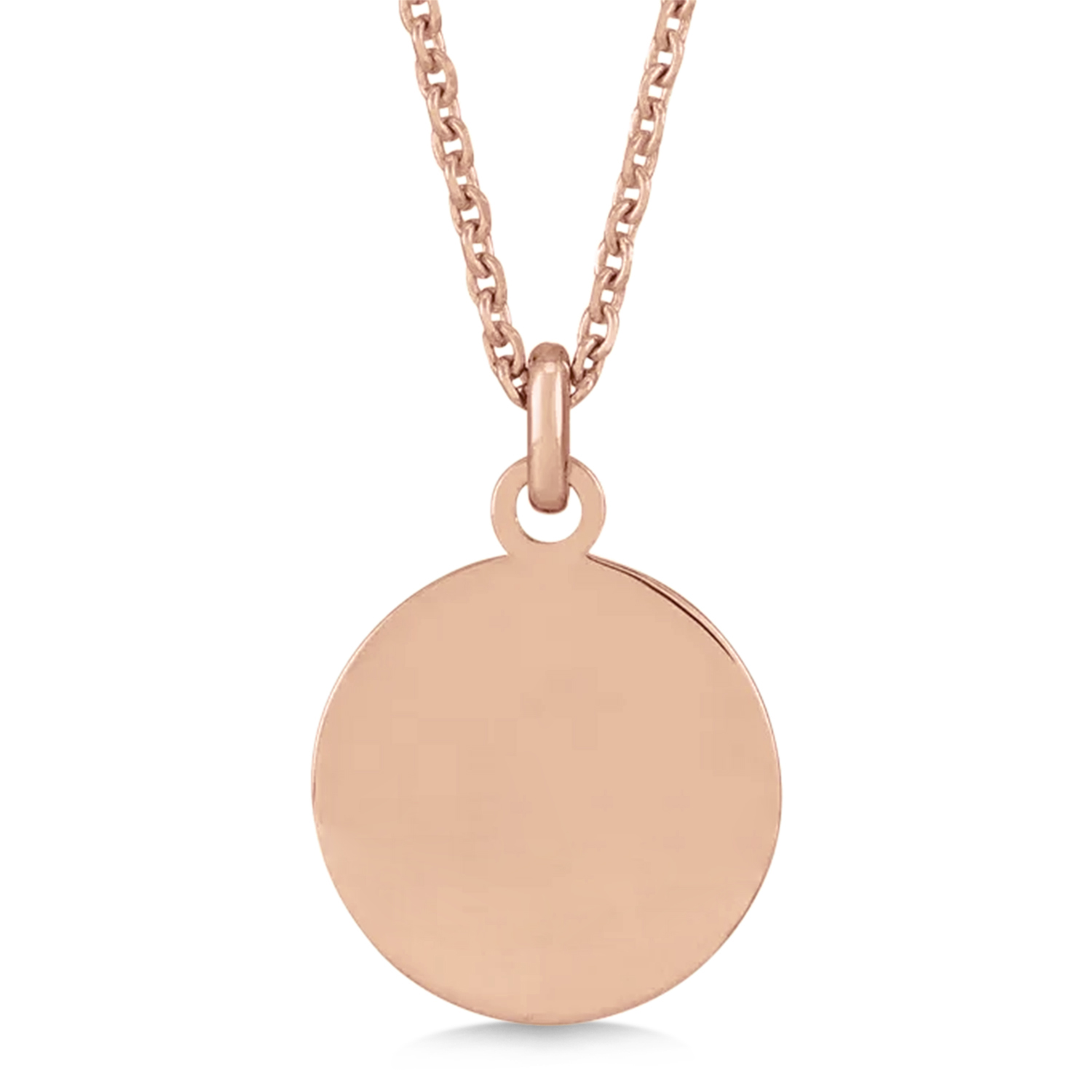 Compass Pendant Necklace 14K Rose Gold