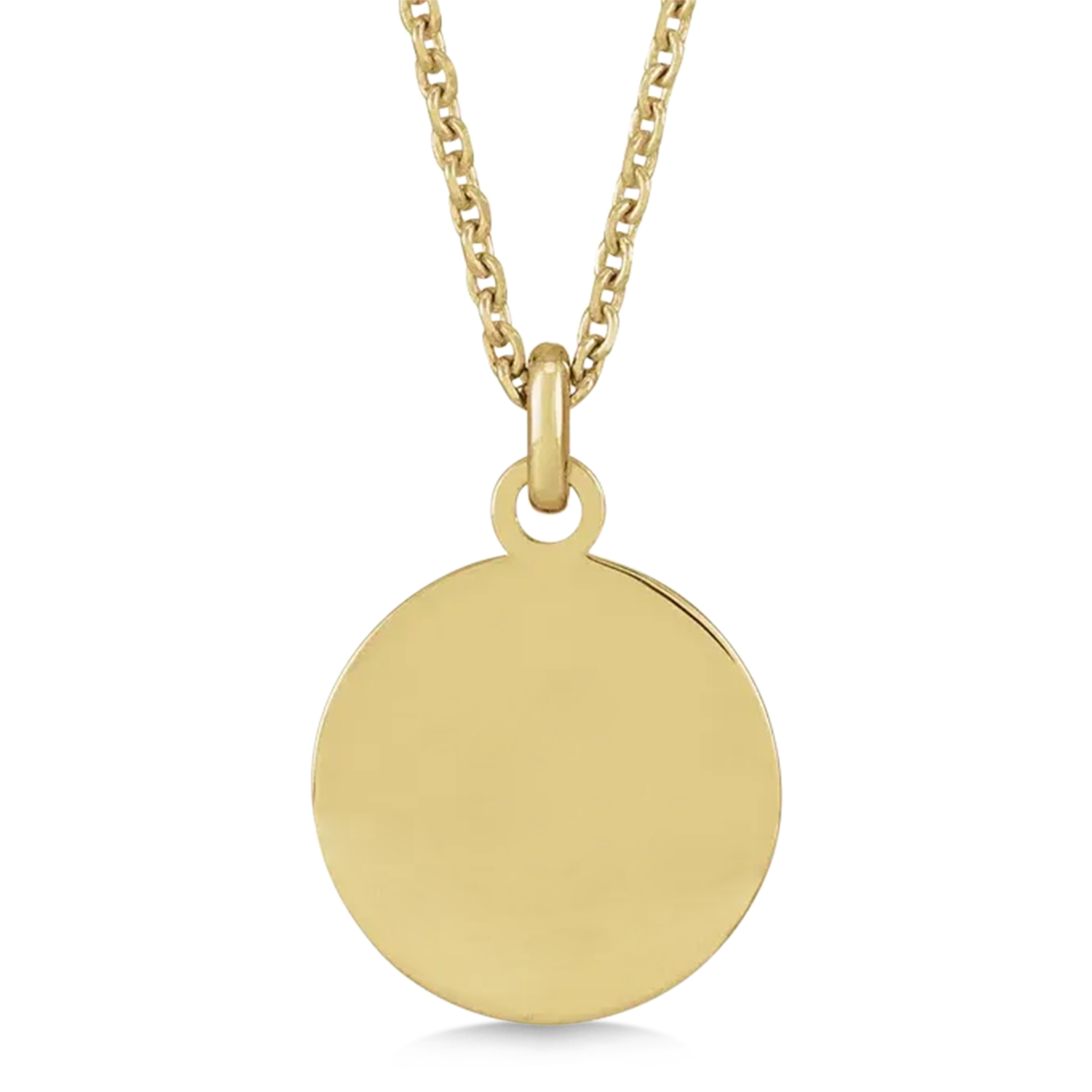 Compass Pendant Necklace 14K Yellow Gold