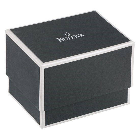 Bulova Men's Black and Rose Gold-Tone Chronograph Rubber Strap Watch