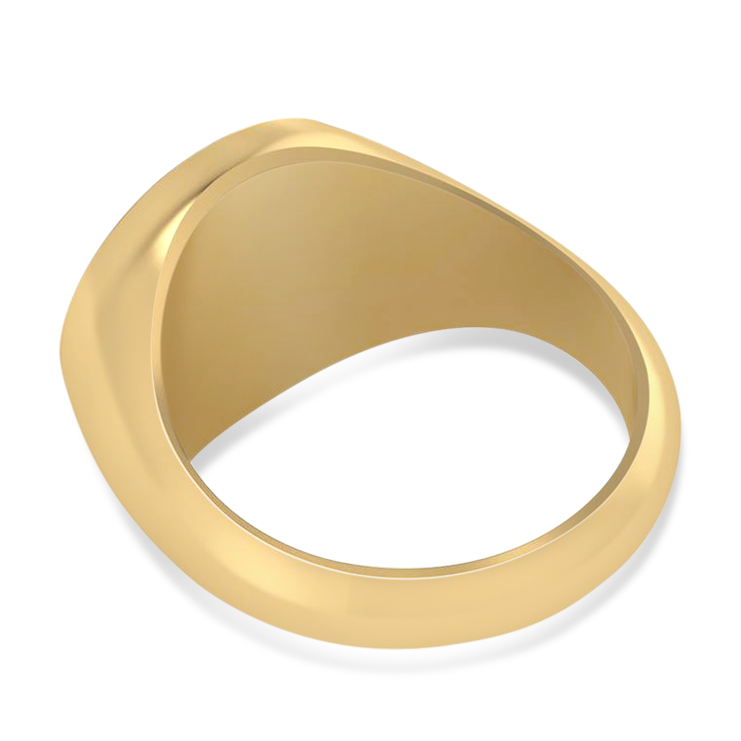 Diamond Cryptocurrency Bitcoin Men's Ring 14k Yellow Gold (0.34ct)