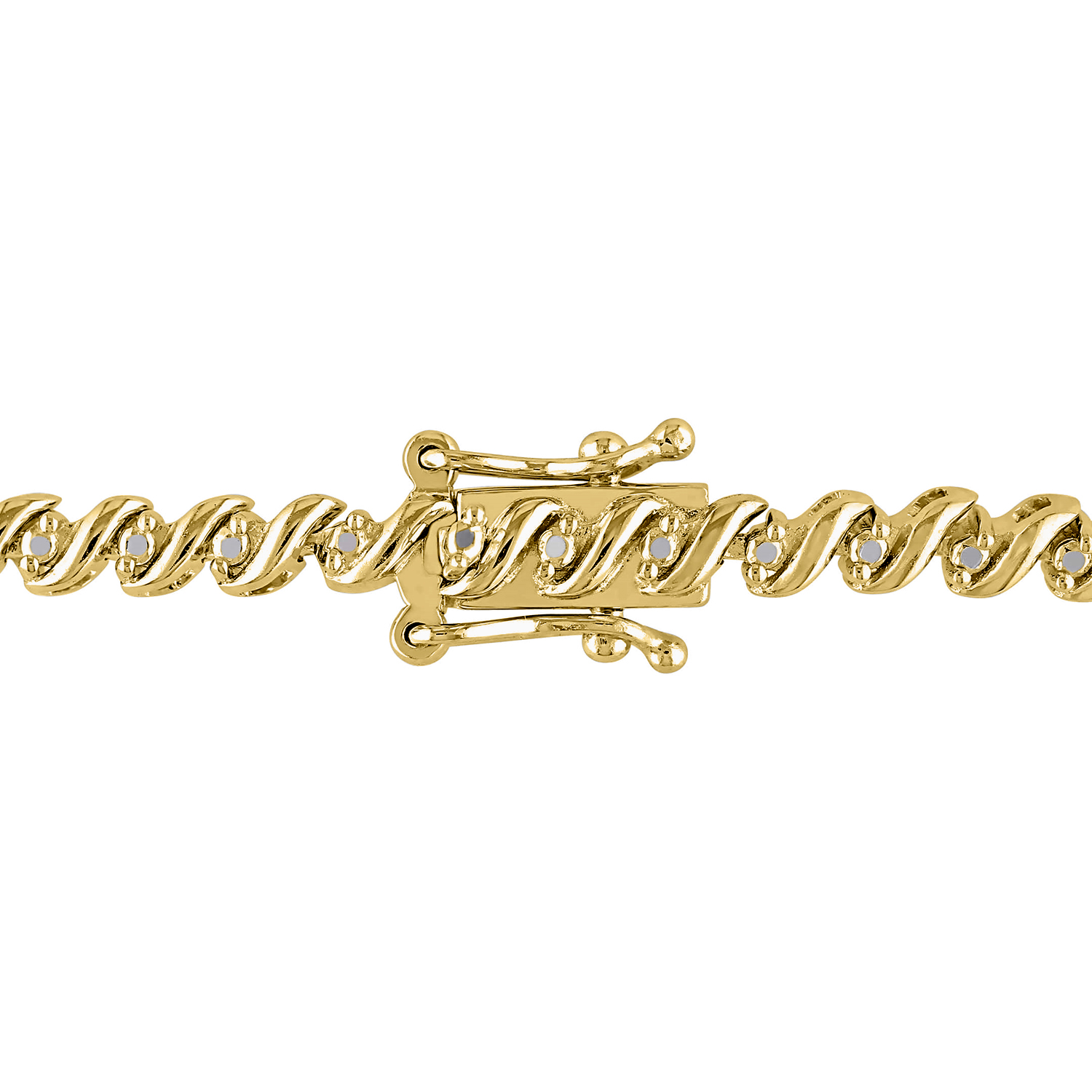 Diamond Accented Tennis Bracelet in Vermeil (0.50ct)