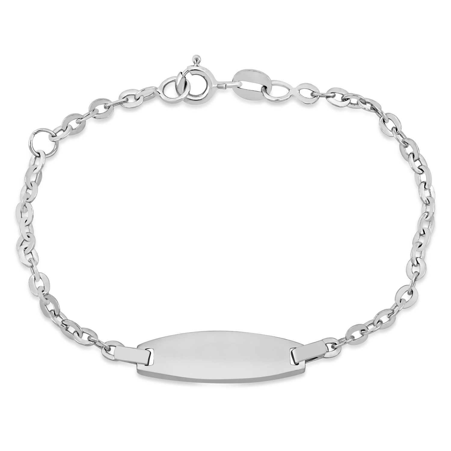 Link ID Bracelet 18k White Gold AZ3929