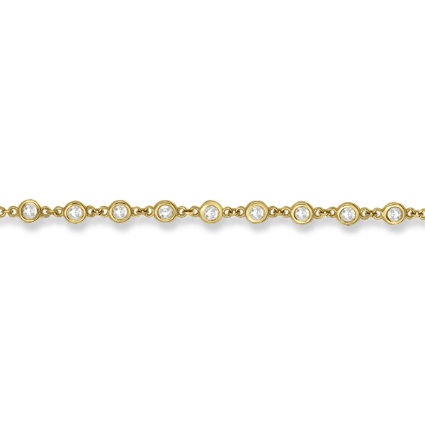 Diamonds by The Yard Eternity Bracelet in 14k Yellow Gold (1.08ct)