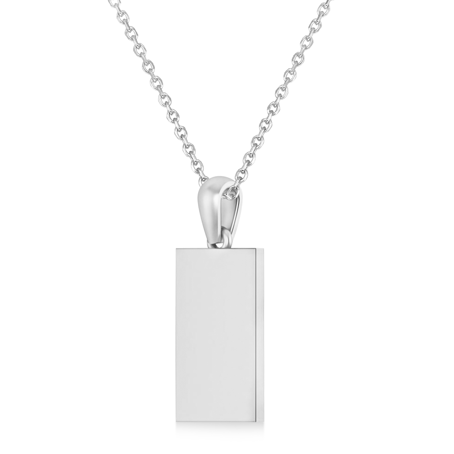 Israel Flag with Star of David Pendant Necklace in Sterling Silver