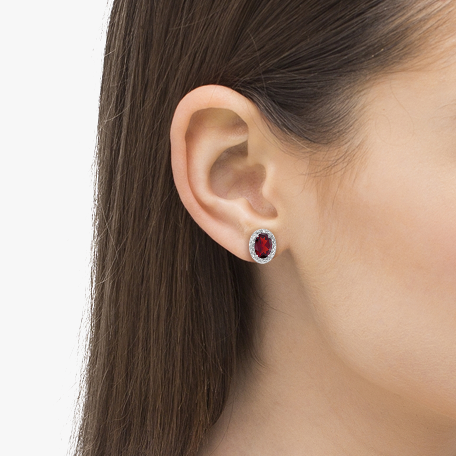 K18WG ルビー ダイヤピアス natural ruby dia earrin K18WG ルビー ダイヤピアス natural ruby dia earrin