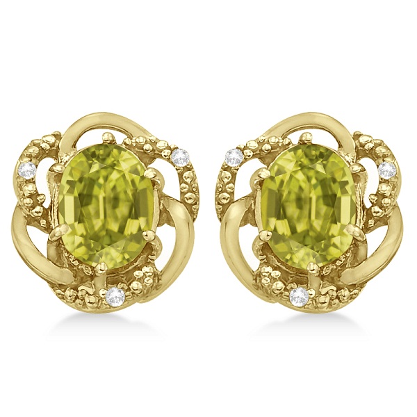 oval lemon quartz earrings 14k yellow gold 3 oval lemon quartz earrings 14k yellow gold 3