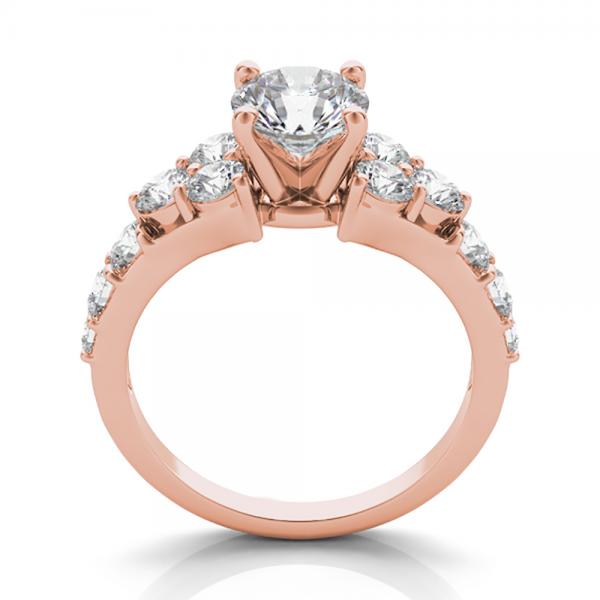 Diamond Engagement Ring Luxury Setting 14k Rose Gold (1.00ct)