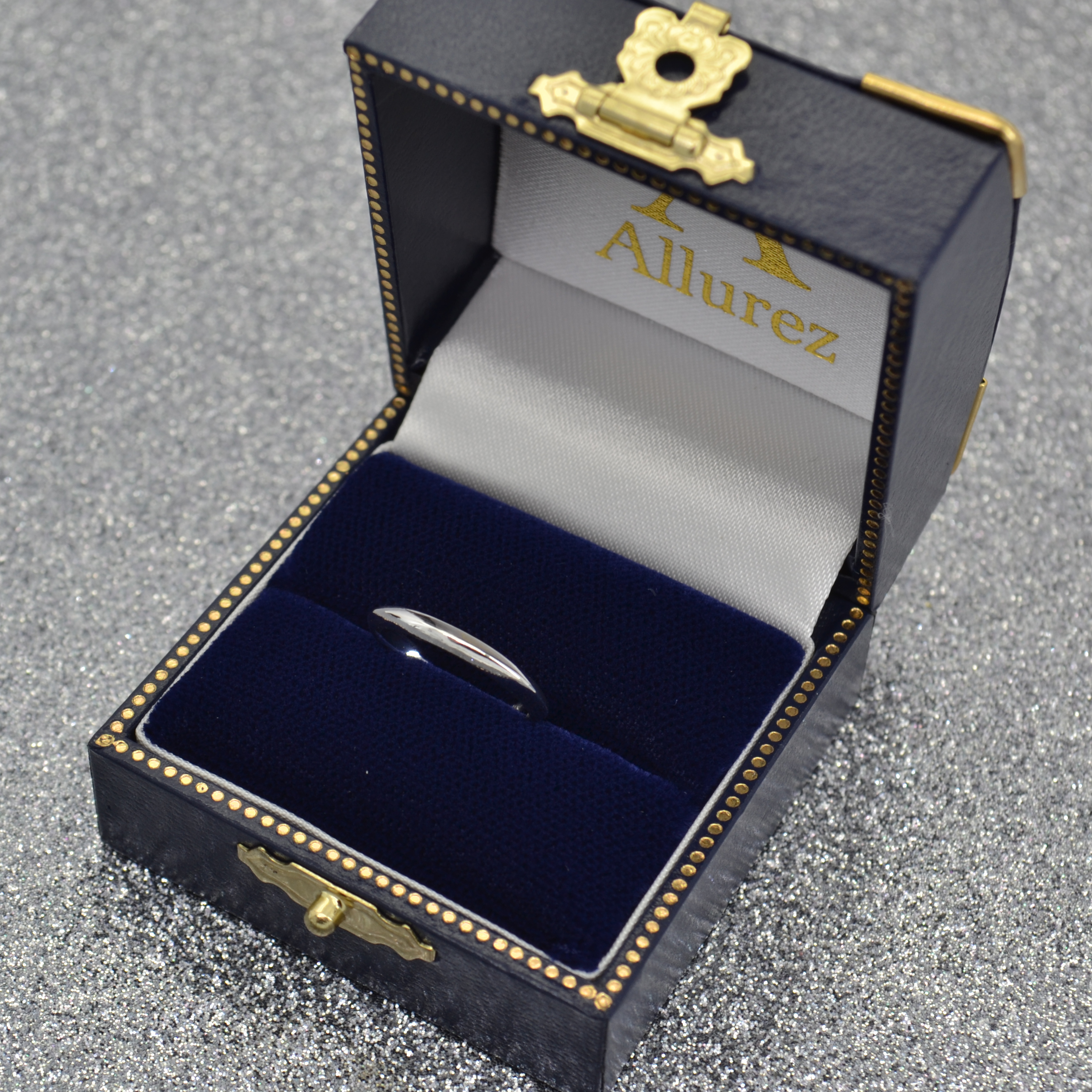 Women's Knife Edge Wedding Band in Palladium (2.7 mm) UR305