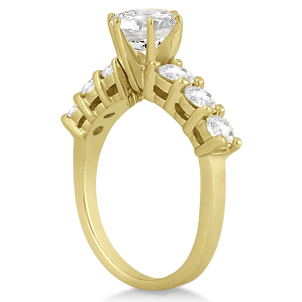 Seven-Stone Diamond Engagement Ring in 14k Yellow Gold (0.30 ctw)