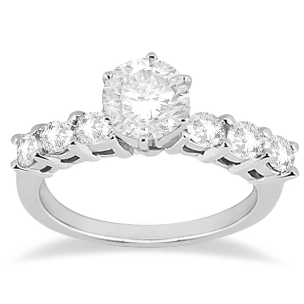 0.65ct Diamond Engagement Ring with Matching Engagement Band Platinum