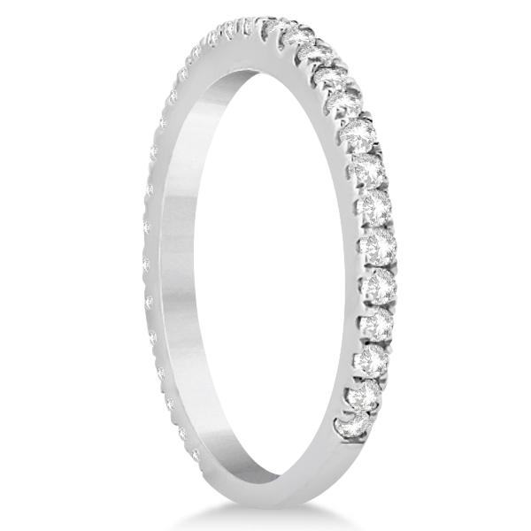 Diamond Eternity Wedding Band for Women platinum Ring (0.47ct)