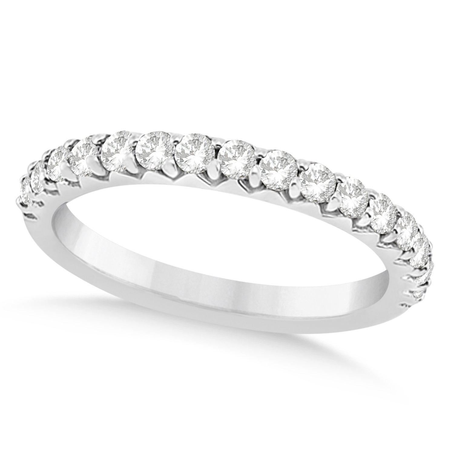 Diamond Accented Bridal Set Setting Platinum 0.90ct