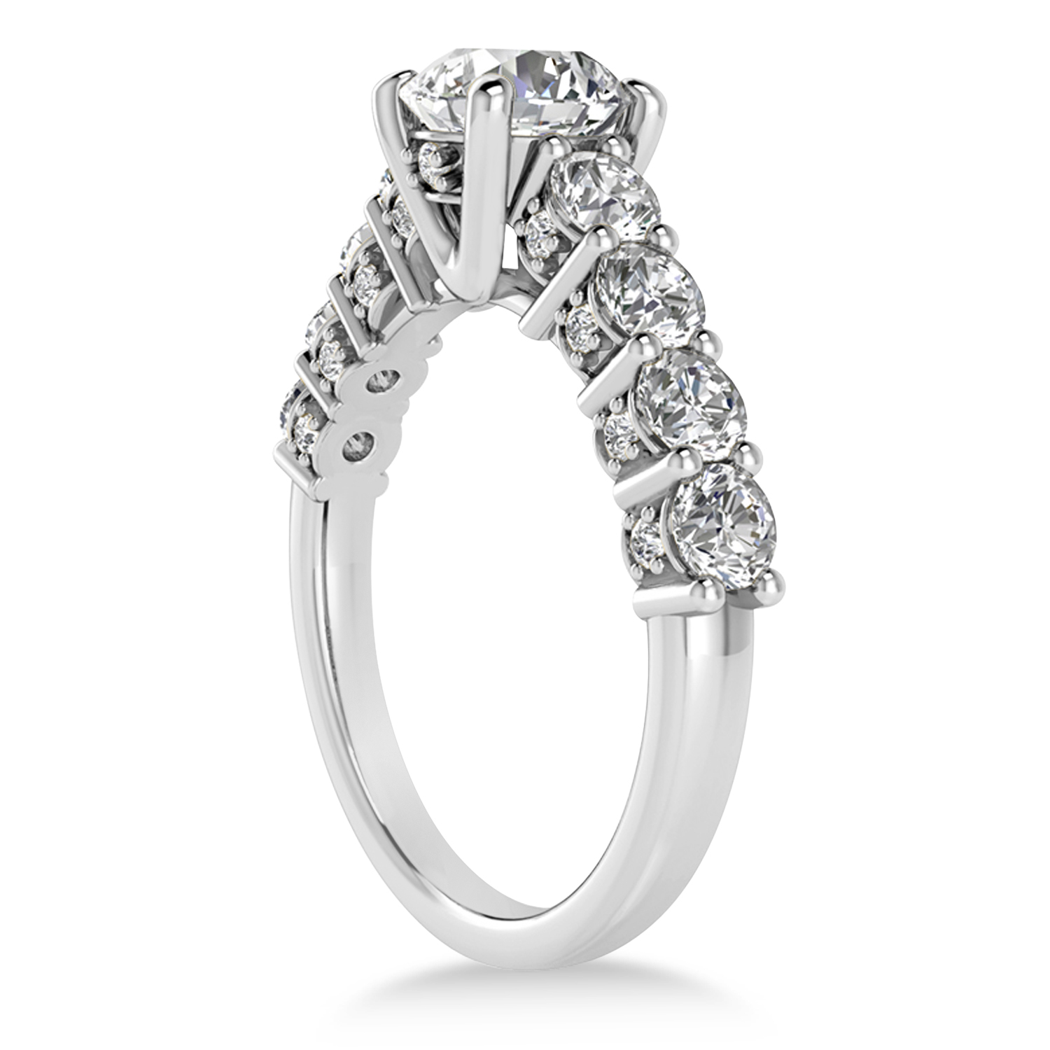 Diamond Prong Set Engagement Ring Platinum (1.06ct)