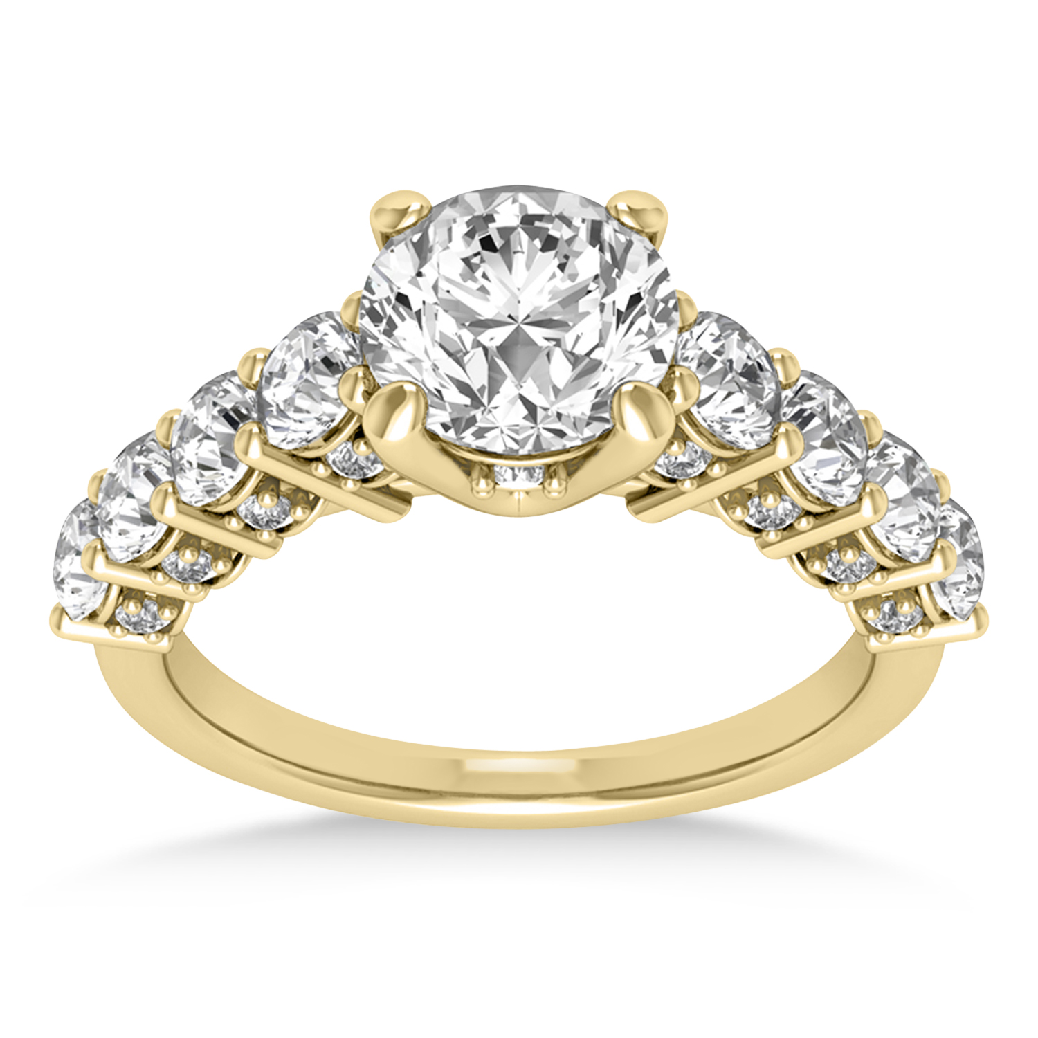 Diamond Prong Set Bridal Set 18k Yellow Gold (2.23ct)