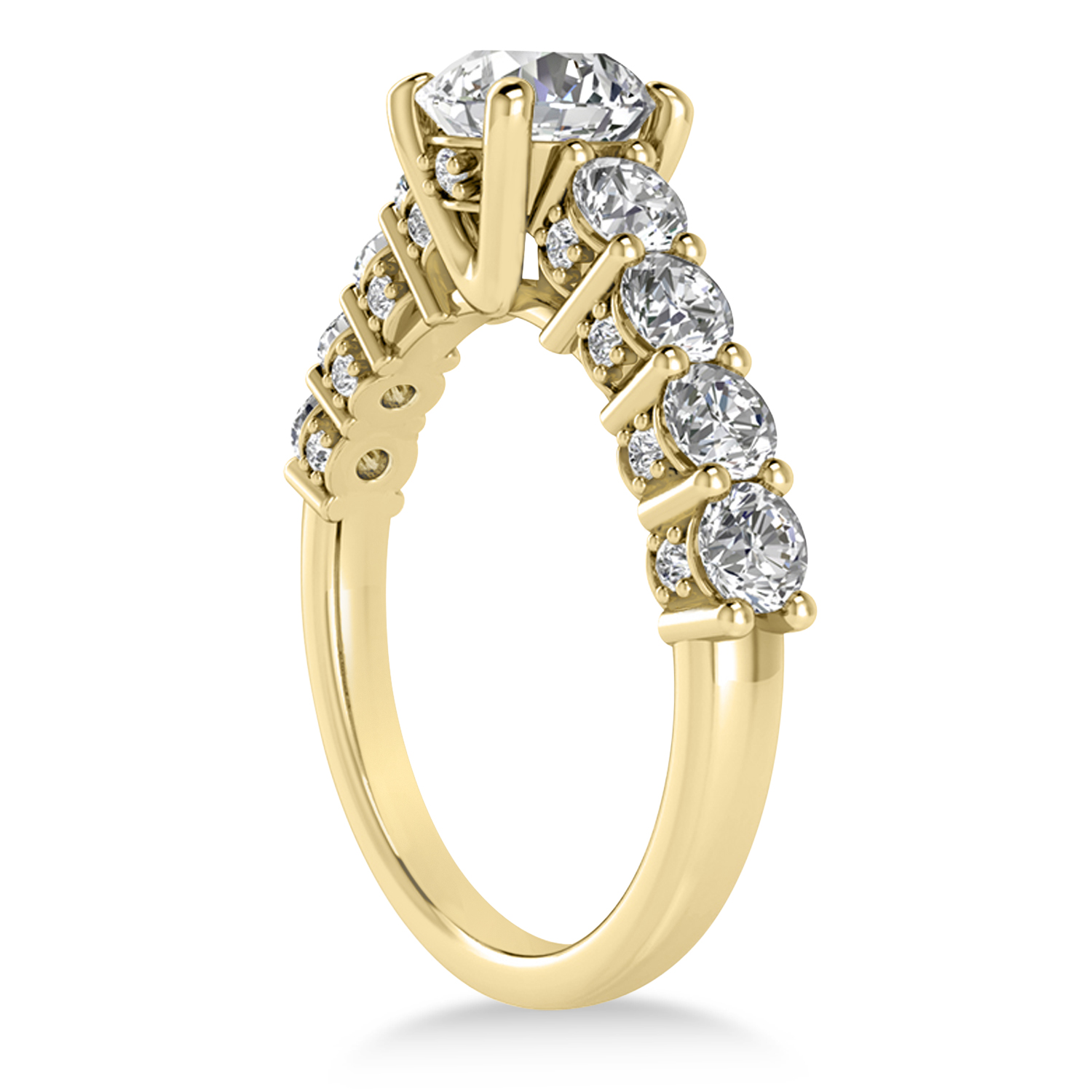 Diamond Prong Set Bridal Set 18k Yellow Gold (2.23ct)