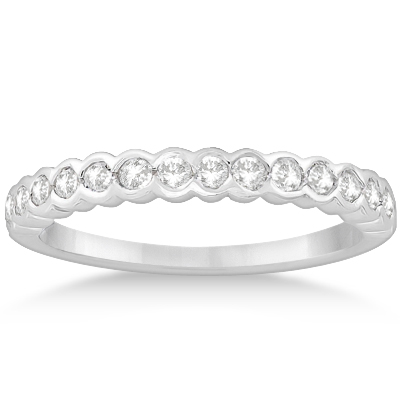 bezel set wedding band platinum semi bezel set diamond wedding band in platinum 0 43ct bezel set wedding band platinum semi bezel set diamond wedding band in platinum 0 43ct