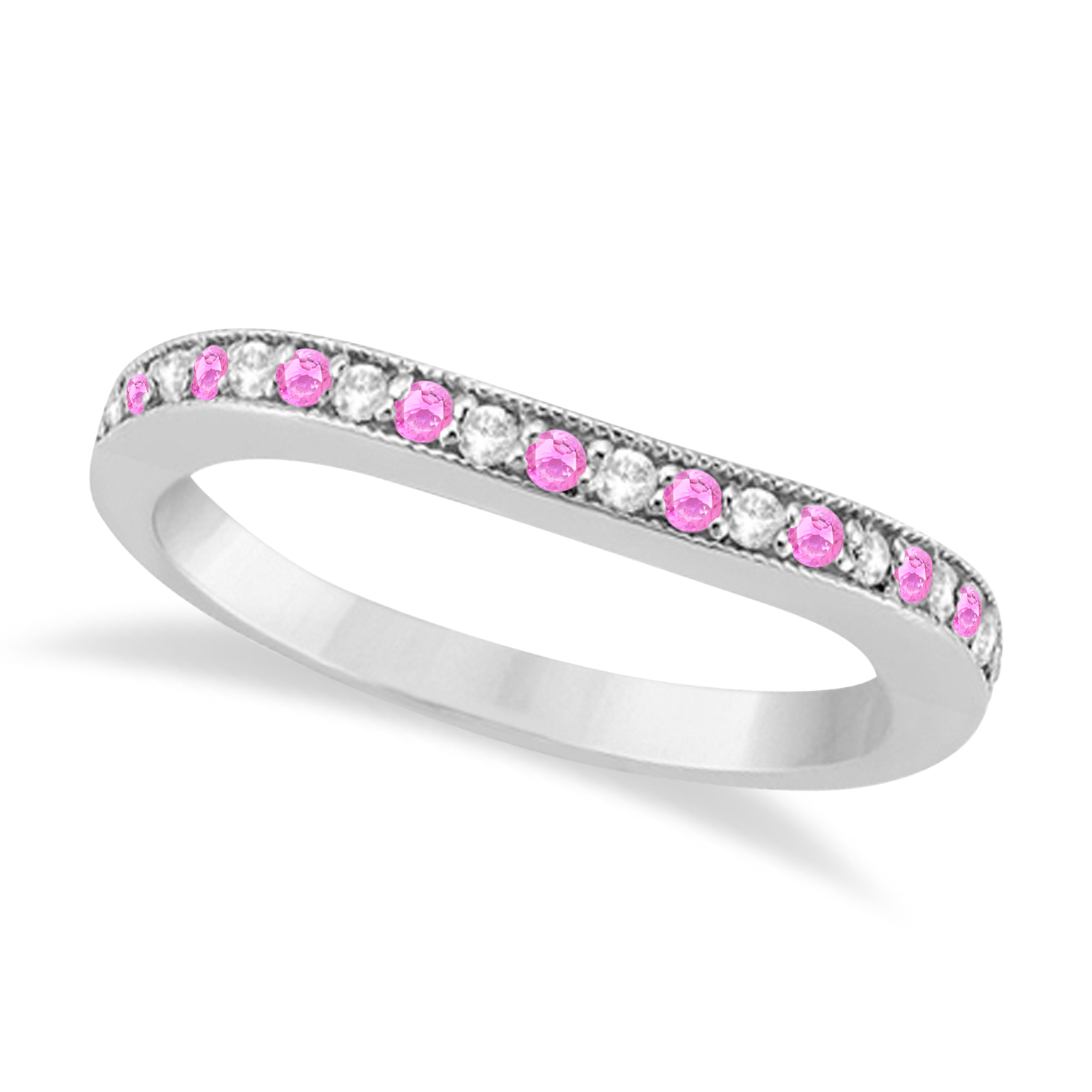 Preset Butterfly Aquamarine & Diamond Bridal Set 18k White Gold (0.95ct)