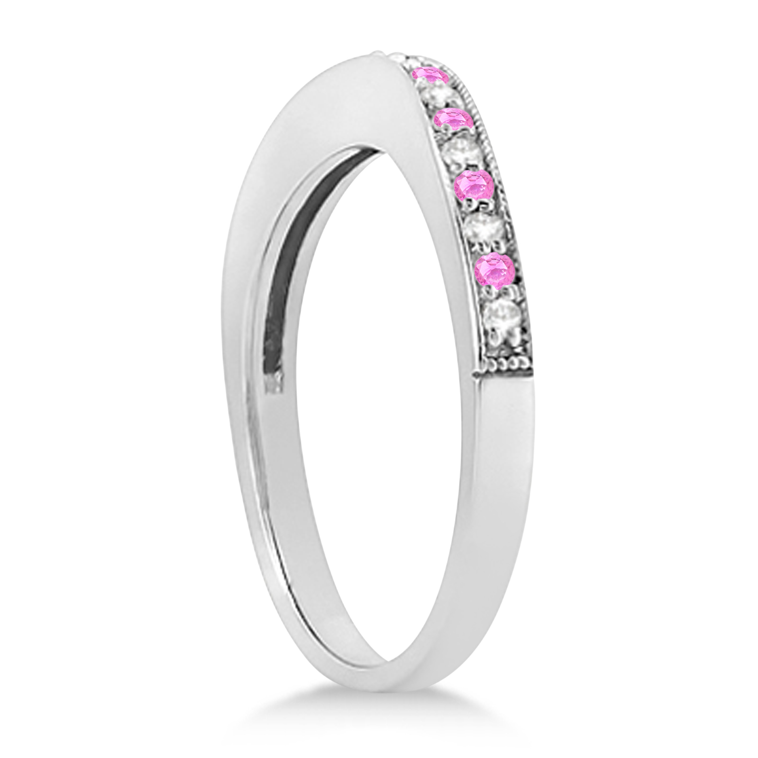 Preset Butterfly Aquamarine & Diamond Bridal Set 18k White Gold (0.95ct)